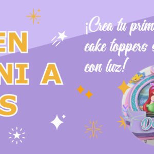 CREA TU PRIMER TOPPERS SHAKERS CON LUZ EN CAMEO
